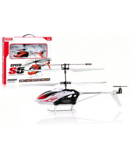 Lean Cars RC Helicopter S5 RC SYMA White
