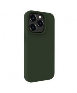 Evelatus Apple iPhone 15 Pro Max Premium Soft Touch Silicone Case Dark Olive
