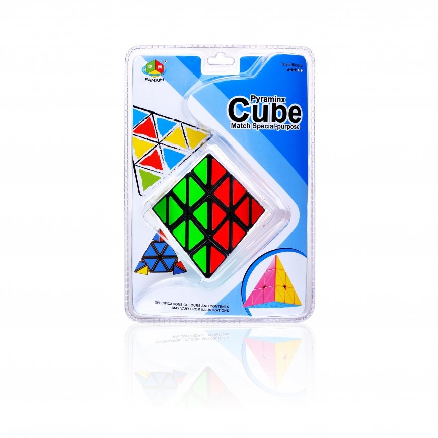N SI XIONG PLASTIC TOYS FACTORY Puzzle Rubik's Pyramid, 1609K138