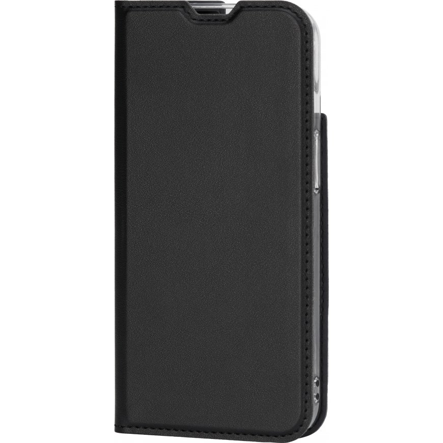 FoneKit BookCase -suojakotelo, iPhone 15, musta