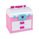 Lean Cars Beauty kit suitcase, pink white