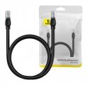Baseus Ethernet CAT5, 1m network cable (black) Baseus Ethernet CAT5, 1m network cable (black)