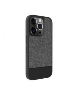 Evelatus Apple iPhone 15 Pro Max Plactic Leather Magsafe Back Cover Gray
