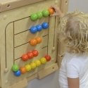 MASTERKIDZ edukacinė lenta, karoliukų labirintas MASTERKIDZ edukacinė lenta, karoliukų labirintas