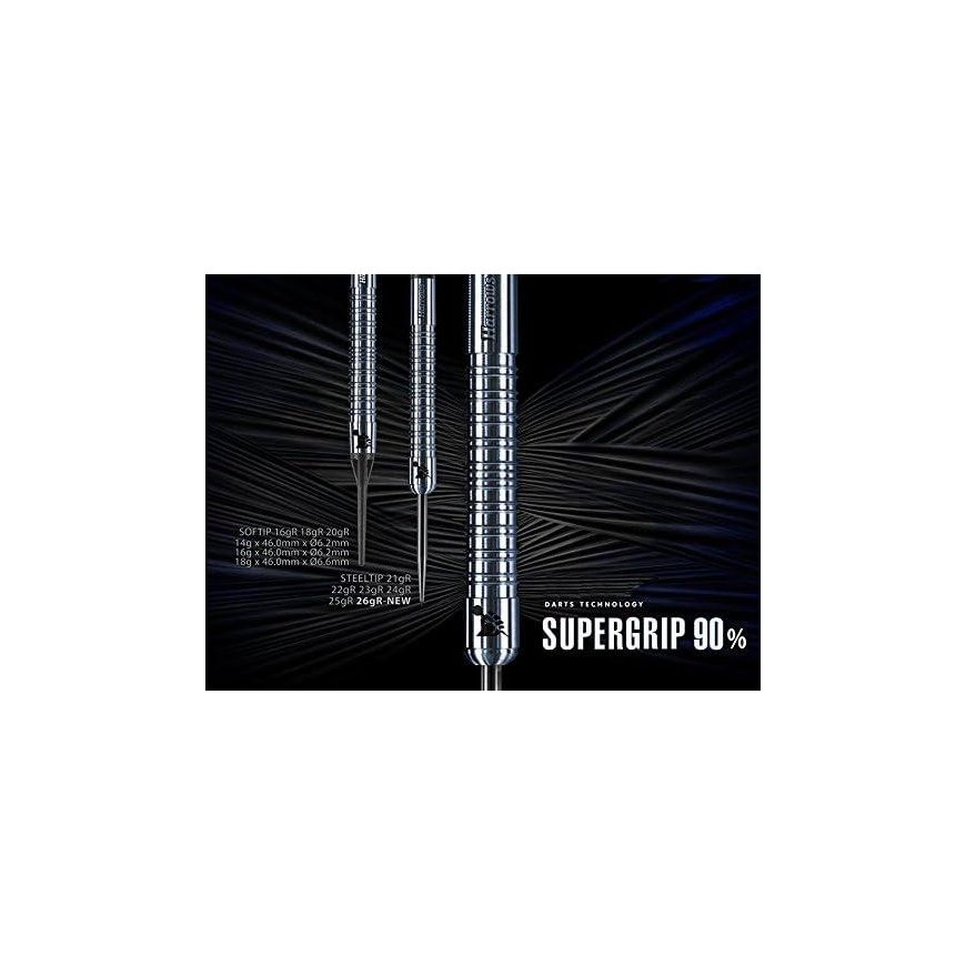 Harrows Darts Steeltip SUPERGRIP W90 3x22gR – 5