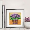 Beldizart Deimantinio dažymo rinkinys Gėlės 15х15cm AZ-1637 Beldizart Deimantinio dažymo rinkinys Gėlės 15х15cm AZ-1637