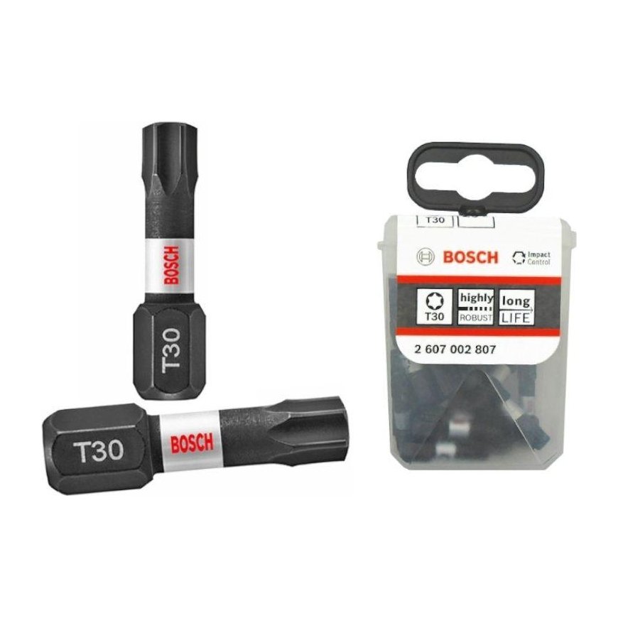 Bosch Screwdriver bits T25 25 pcs