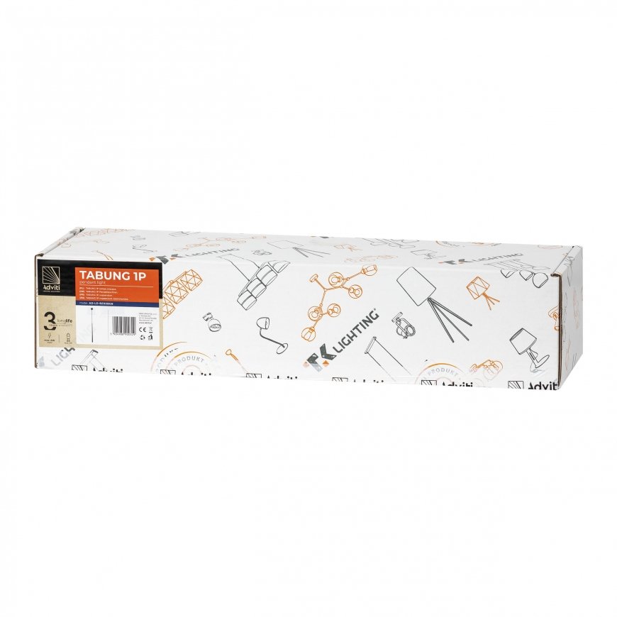 Orno TABUNG 1P, pakabinamas šviestuvas, G9 max.6W, juodas – 3