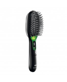 Braun BR710 Aikuinen Leveä hiusharja Musta, Vihreä 1 kpl