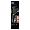 Braun BR710 Aikuinen Leveä hiusharja Musta, Vihreä 1 kpl Braun BR710 Aikuinen Leveä hiusharja Musta, Vihreä 1 kpl