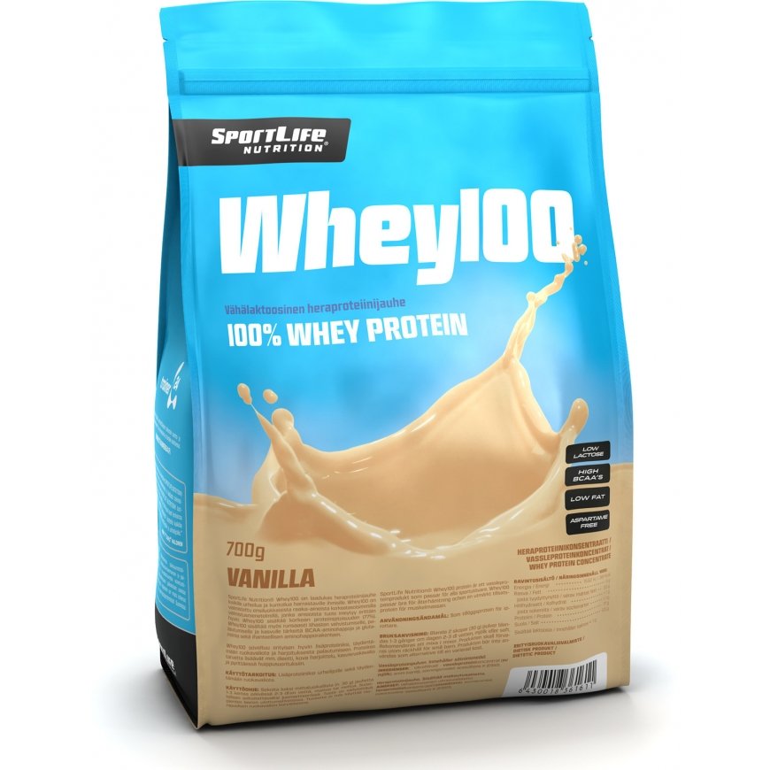 SportLife Whey100 Vanilla Whey Protein, 700