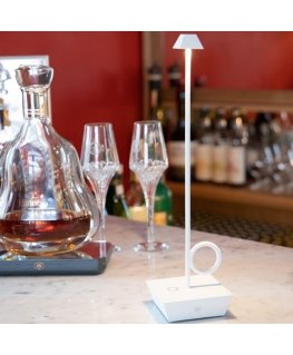 Broggi Lamp Bugia white rechargeable
