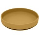 Petite&Mars Take&Match - food grade silicone plate | Intense ocher
