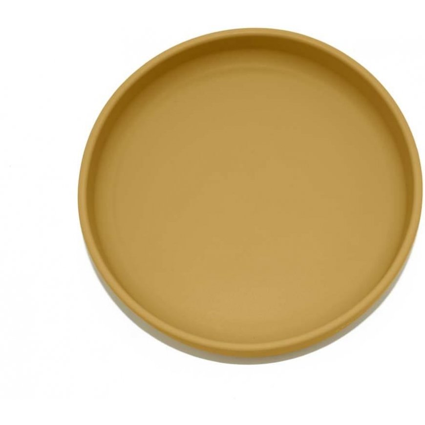 Petite&Mars Take&Match - food grade silicone plate | Intense ocher – 3