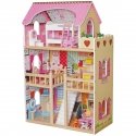 Enero Toys Wooden dollhouse 60x33x90 cm Enero Toys Wooden dollhouse 60x33x90 cm