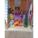 Enero Toys Medinis lėlių namelis 60x33x90 cm Enero Toys Medinis lėlių namelis 60x33x90 cm