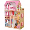 Enero Toys Wooden dollhouse 60x33x90 cm Enero Toys Wooden dollhouse 60x33x90 cm