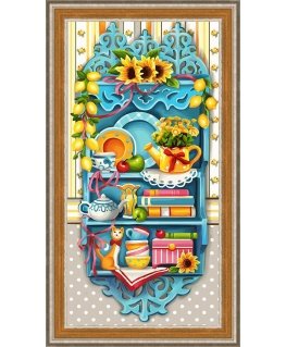 Beldizart (Discontinued) Diamond painting set Lemons 60х30 cm AZ-1584