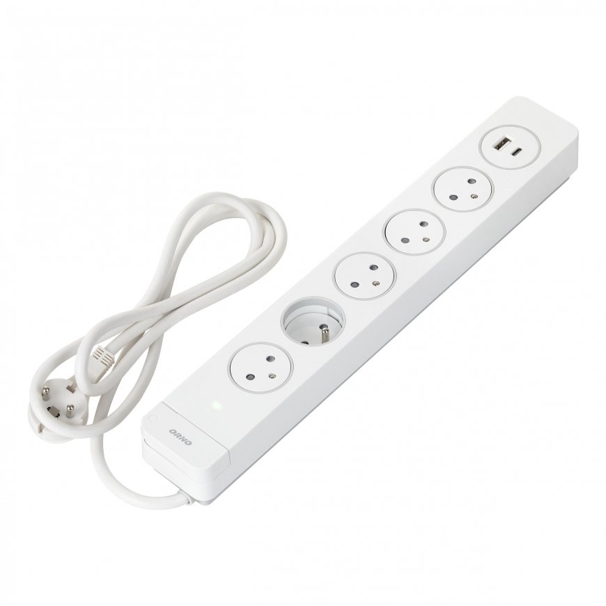 Orno Surge protection 5 sockets 2P+Z