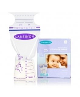 Lansinoh milk storage bags, 25 pcs