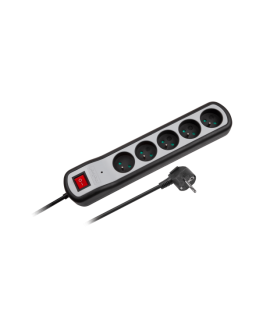 Rebel electrical network extension cord 5 sockets 1.5m - 3x1.5mm