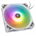 Bitspower Notos RGB PWM ventiliatorius, 120mm - baltas, 5 vnt Bitspower Notos RGB PWM ventiliatorius, 120mm - baltas, 5 vnt