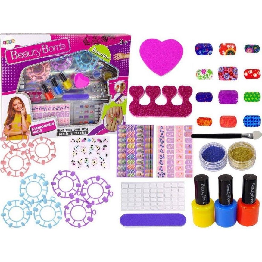 Leantoys Lean Cars Nail Art Kit