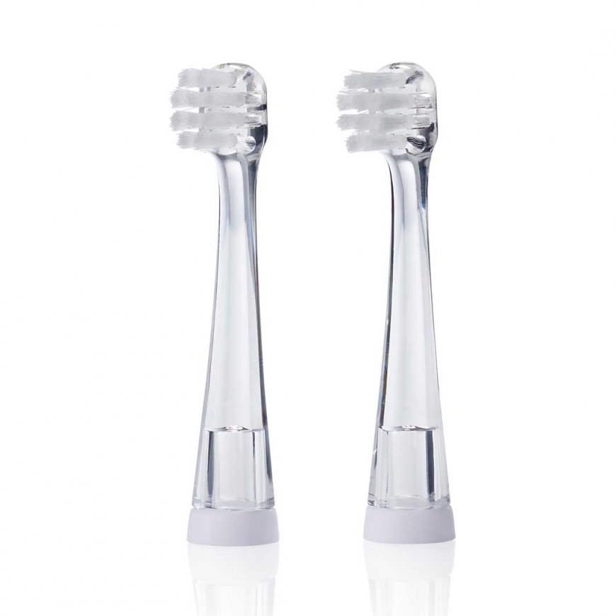 Brush-Baby BRB052 hammasharjan pää 2 kpl Läpinäkyvä – 2