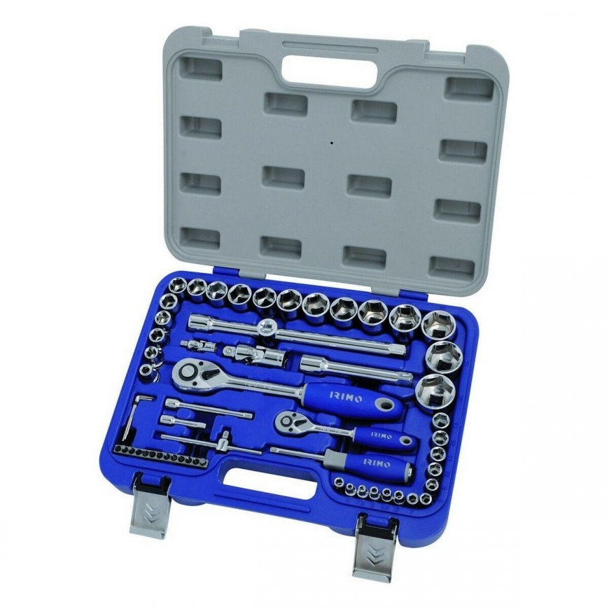 Set of heads, accessories and ratchets 1/2 "and 1/4" 58 pcs. 4-32mm IRIMO – 2