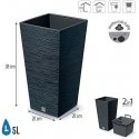 Prosperplast div class"int_ce_html"FURU SQUARE flower pot - anthracite/div Prosperplast div class"int_ce_html"FURU SQUARE flower pot - anthracite/div