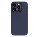 Evelatus Apple iPhone 15 Pro Premium Magsafe Soft Touch Silicone Case Midnight Blue
