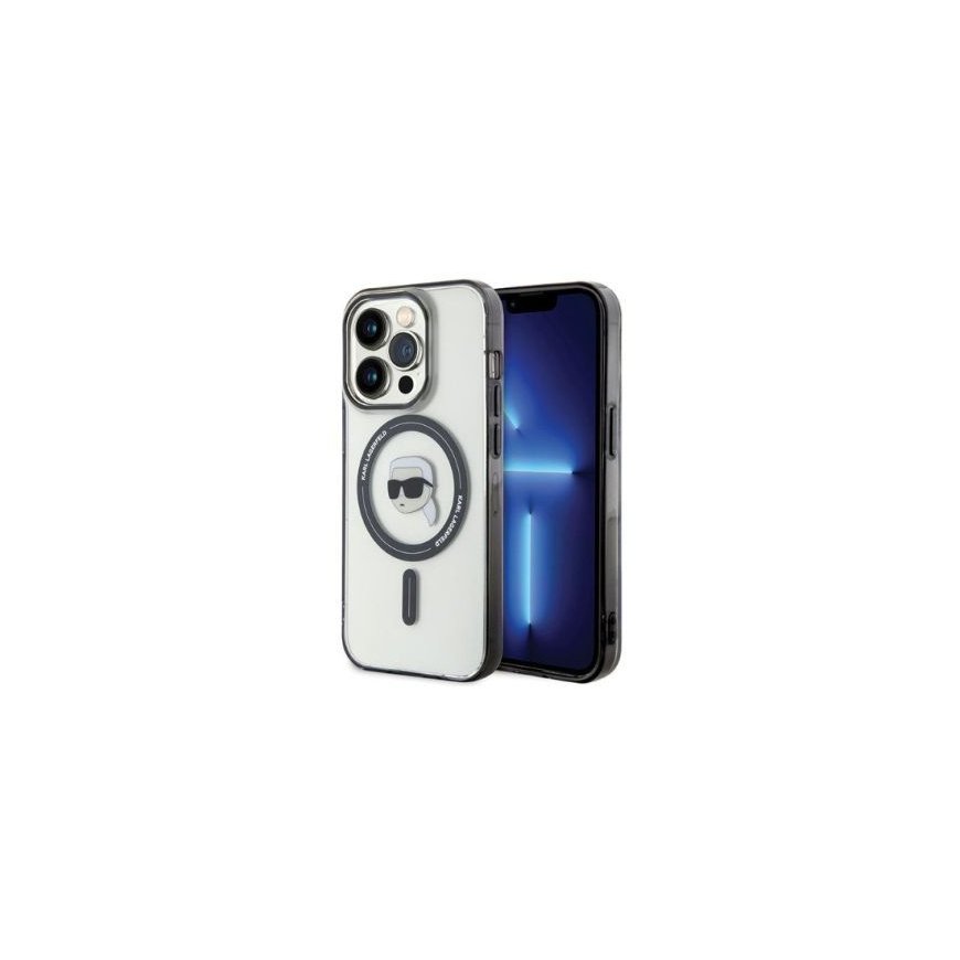 Karl Lagerfeld Apple iPhone 15 Pro HC MAGSAFE IML KH Transparent