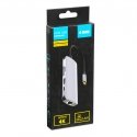 iBox IUH3RJ4K sülearvuti dokk/pordi replikaator USB 3.2 Gen 1 (3.1 Gen 1) Type-C toiteallikas 100W hõbedane iBox IUH3RJ4K sülearvuti dokk/pordi replikaator USB 3.2 Gen 1 (3.1 Gen 1) Type-C toiteallikas 100W hõbedane