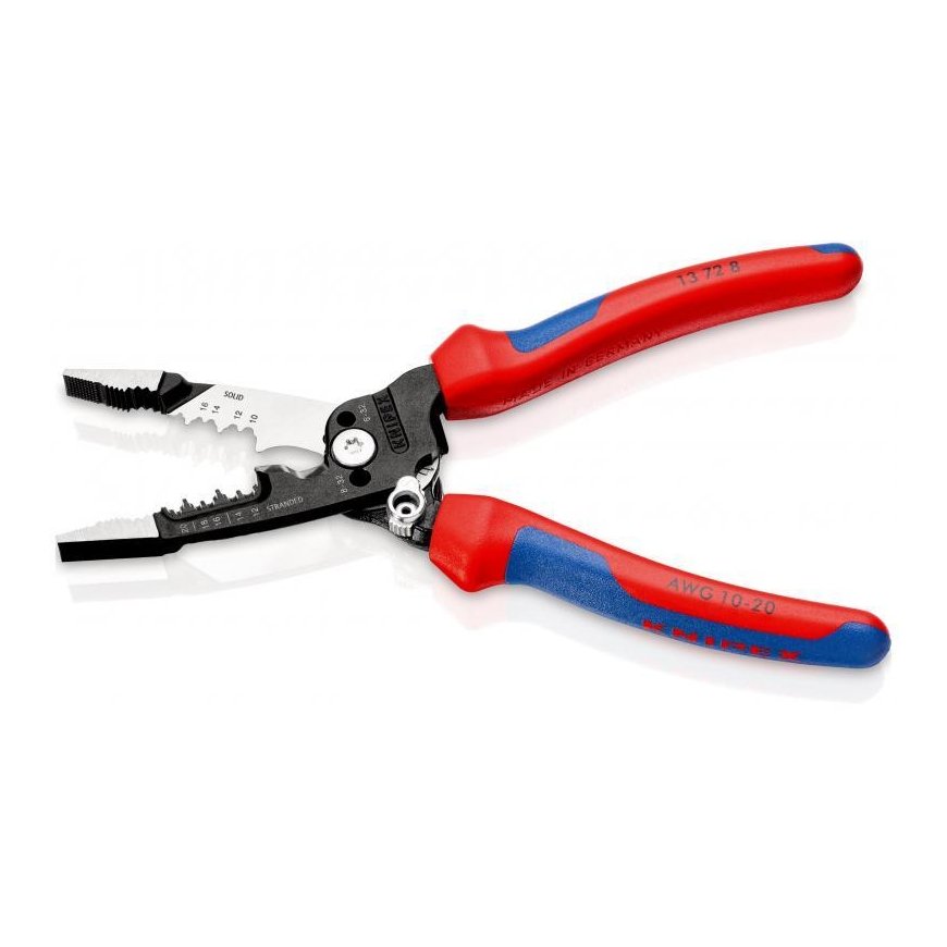 multifunctional pliers for electricians American model Knipex [13 72 8] multi-component handle – 2