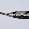 daugiafunkcinės replės elektrikams amerikietiško modelio Knipex [13 72 8] kelių komponentų rankena