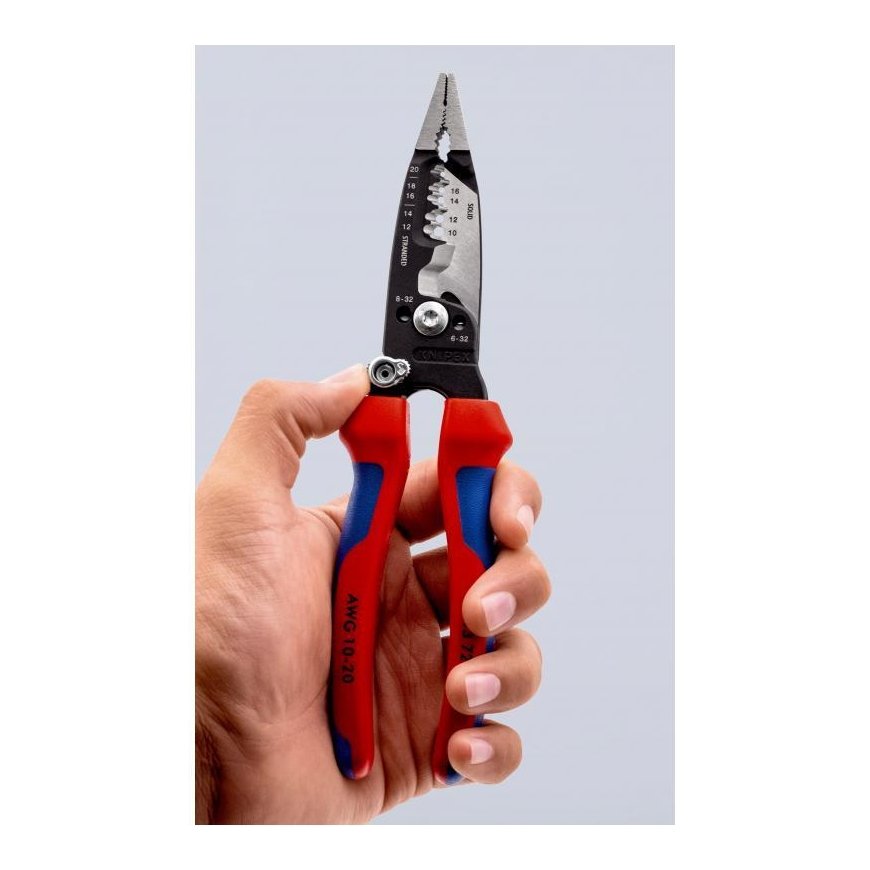 multifunctional pliers for electricians American model Knipex [13 72 8] multi-component handle – 5