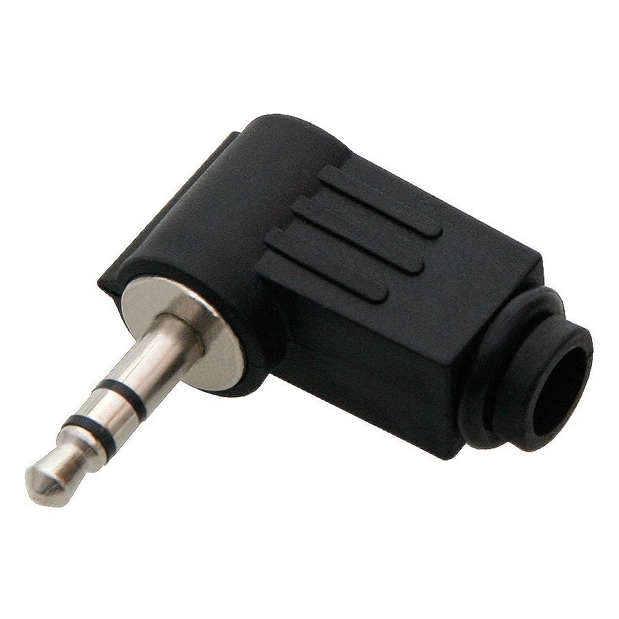 Blow Kištukas 3.5mm ST stereo kampinis kabeliui – 2