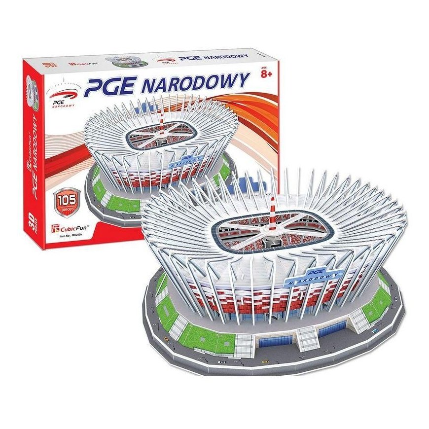 Jigsaw Puzzle CubicFun 3D Puzzle PGE National Stadium, 105 pieces – 2