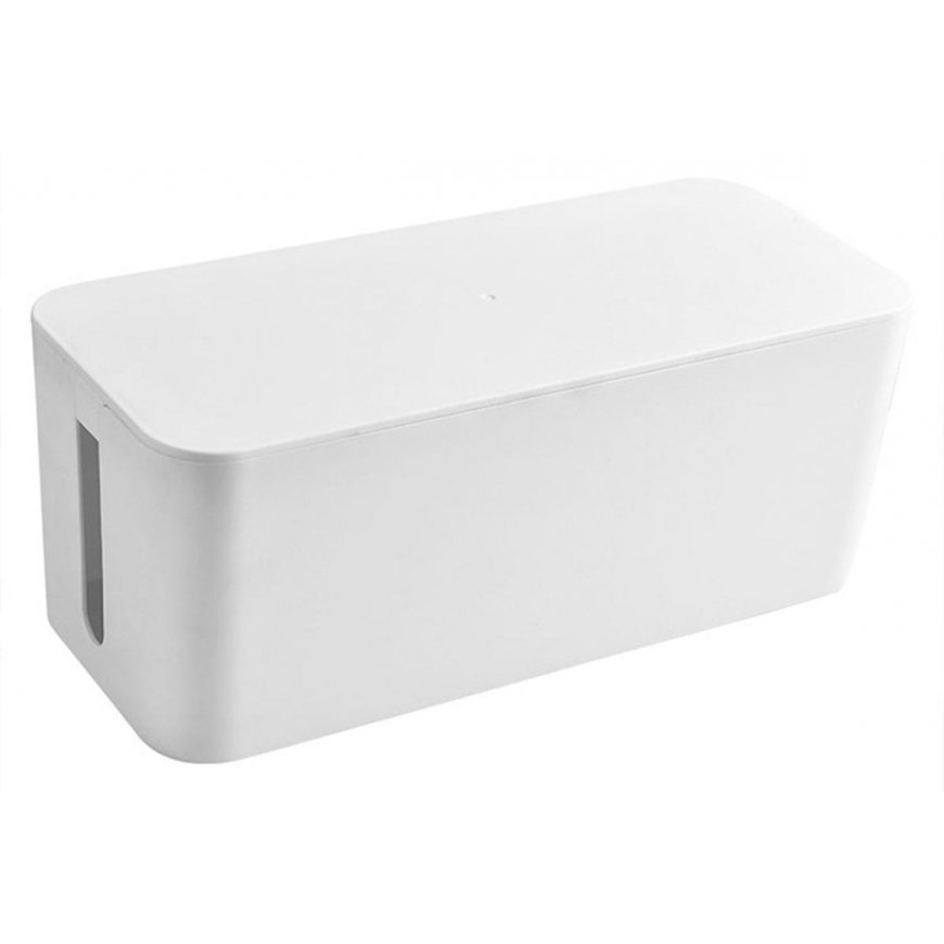 ATL Practical container for hiding cables, white – 3