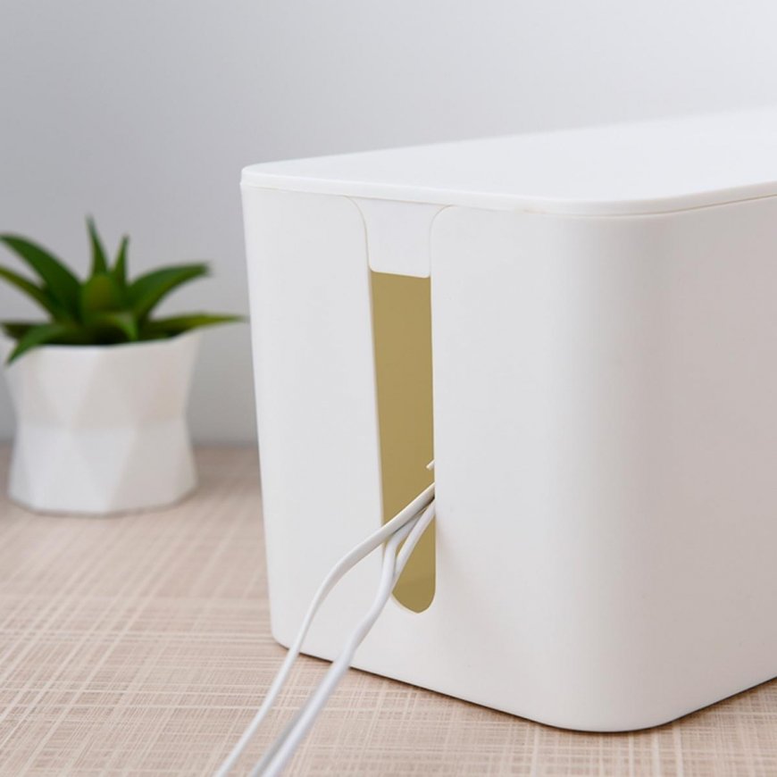 ATL Practical container for hiding cables, white – 4