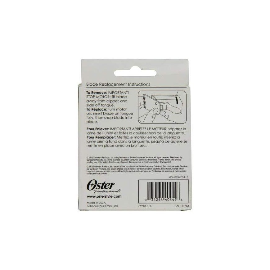 OSTER 918-01 Kerpamoji galvutė (0000), 0,25 mm – 5
