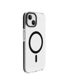 Evelatus Apple iPhone 15 Plus Clear Case PC+TPU With MagSafe Transparent Black