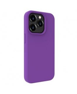 Evelatus Apple iPhone 15 Pro Premium Magsafe Soft Touch Silicone Case Deep Purple