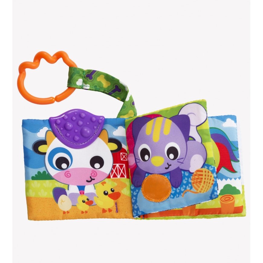PLAYGRO pakabinamas žaislas knygelė - Diena ūkyje, 0186967 – 2