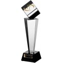 Tryumf Engraved glass trophy with case + paint filler Tryumf Engraved glass trophy with case + paint filler