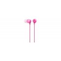 Sony MDR-EX15LP Austiņas Vadu Ausīs Mūzika Rozā