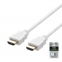 Deltaco HU-20A-R HDMI kabelis 2 m HDMI A tipo (standartinis) Balta Deltaco HU-20A-R HDMI kabelis 2 m HDMI A tipo (standartinis) Balta