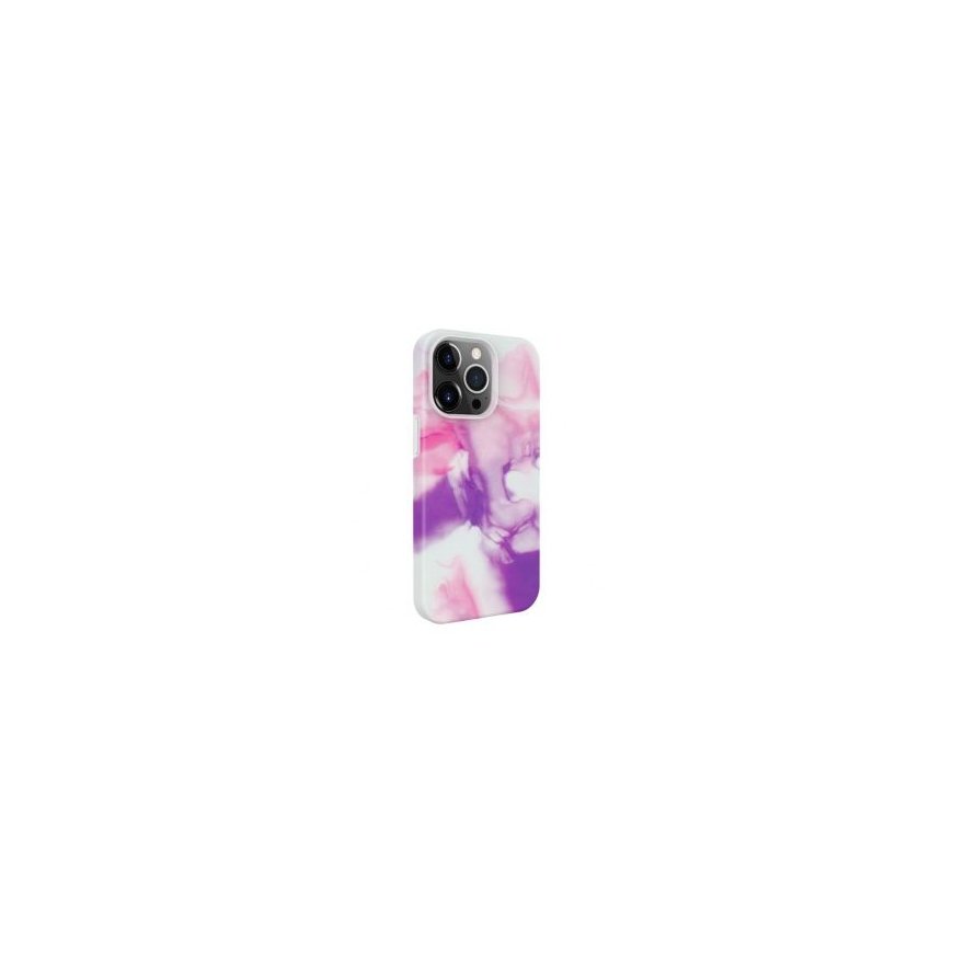 Evelatus Apple iPhone 15 Pro Max Premium Silicone case Customized Print Purple