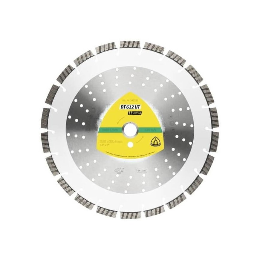 Diamond cutting disc KLINGSPOR DT 612 UT Supra 350mm – 2