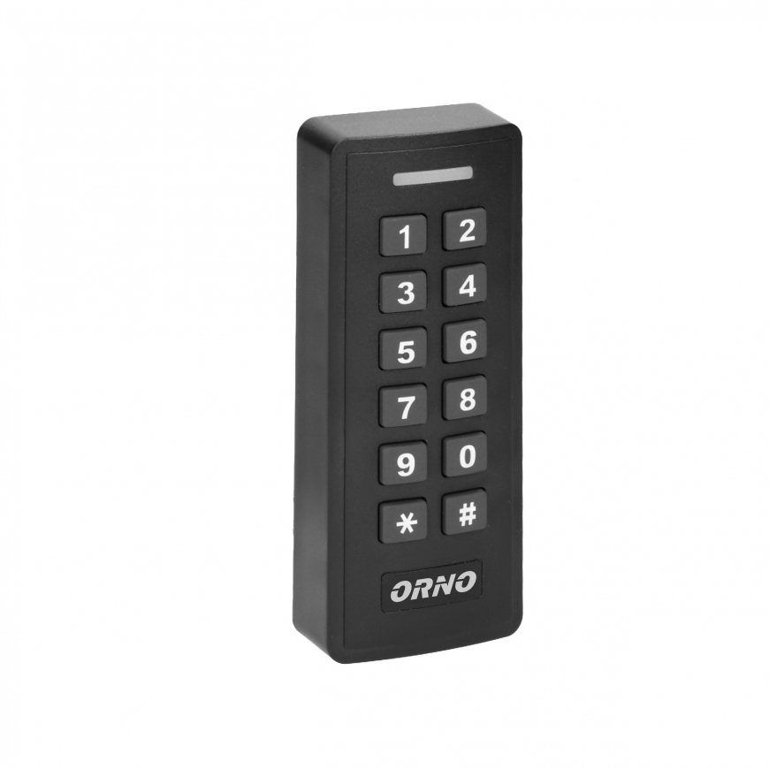 Orno Code lock with card and proximity tag reader, IP20, anthracite, guest function – 3